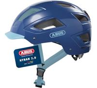 ABUS Stadthelm Hyban 2.0, Azul, Talla M para Ciclismo Urbano