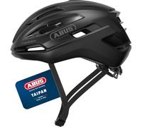 ABUS Taipan Gravel Bicycle Helmet, Eyewear Storage, Size M, Black