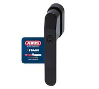 ABUS Tirador de ventana con cerradura FG400 - con cilindro de presión y llave - Seguridad infantil y antirrobos - Ajuste universal - AL0125 - Nivel de seguridad 5 - Negro