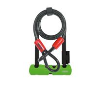 ABUS Ultra 410 Mini Bicicleta U 7" x 12mm Grillete Con / Acero Seguridad Cable