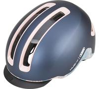 ABUS Urban Helmet HUD-Y - con luz LED trasera magnética recargable y cierre magnético - Casco de bicicleta genial para uso diario - para hombres y mujeres