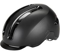 Abus Hud-Y, casco de bicicleta, negro mate 51-55cm Velvet Black