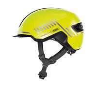 ABUS Urban Helmet HUD-Y - con luz LED trasera magnética recargable y cierre magnético - Casco de bicicleta genial para uso diario - para hombres y mujeres