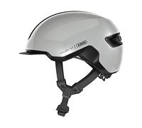 ABUS Urban Helmet HUD-Y - con luz LED trasera magnética recargable y cierre magnético - Casco de bicicleta genial para uso diario - para hombres y mujeres