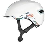 ABUS Urban Helmet HUD-Y - con luz LED trasera magnética recargable y cierre magnético - Casco de bicicleta genial para uso diario - para hombres y mujeres