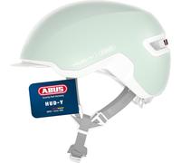 ABUS Urban Helmet HUD-Y - Luz LED Trasera magnética Recargable con fijación magnética - Un Casco de Bicicleta Genial para el Uso Diario - para Hombres y Mujeres
