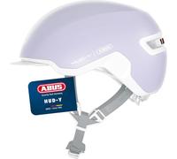 ABUS Urban Helmet HUD-Y - Luz LED Trasera magnética Recargable con fijación magnética - Un Casco de Bicicleta Genial para el Uso Diario - para Hombres y Mujeres