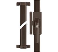 ABUS Ventana Barra de candado con Alarma fos650 a B 1 Pieza, marrón, 78050