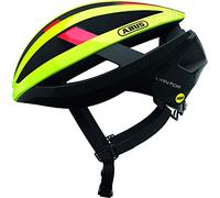 Abus VIANTOR MIPS Casco de Bicicleta, Unisex Adulto, Amarillo (Neon Yellow), L (58-62 cm)