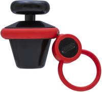 ABUS Victory 39 Bloqueo de disco de freno, negro-rojo para Hombres