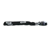 Abus WCH, ancla de pared con cadena 110 cm male Negro