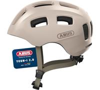 ABUS Youn-I 2.0 Children's Bicycle Helmet with Light, Size S, Beige