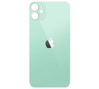 ABUSVEX Reemplazo de cristal trasero compatible con iPhone 12 de 6.1 pulgadas para todos los operadores con adhesivo preinstalado y kits de herramientas de reparación para iPhone 12 (Verde)