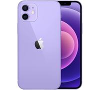 ABUSVEX Repuesto de cristal trasero OEM compatible con iPhone 12 de 6.1 pulgadas, todos los operadores con adhesivo preinstalado y kits de herramientas de reparación para iPhone 12 (morado)