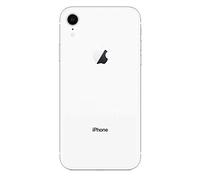 ABUSVEX Repuesto original de cristal trasero compatible con iPhone XR de 6.1 pulgadas, todos los operadores con adhesivo preinstalado y herramienta de reparación XR (blanco)