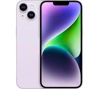 ABUSVEX Repuesto original de cristal trasero para iPhone 14 todos los operadores con adhesivo preinstalado y herramienta de reparación 14 (morado)