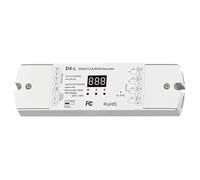 Abxvgsfdve Decodificador DMX512 Configuración profesional Montaje en riel DIN