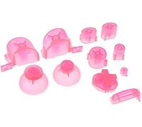 ABXYZ - Palanca de mando analógica de repuesto para mando de Nintendo Gamecube NGC, color negro (rosa transparente)