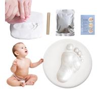 Ɓaby Footprint Kit - Hand & Footprint Clay | Keepsake Memory Mold