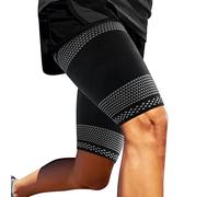 ABYON 1 Par Manga de Compresión de Muslo, Muslera Elástica para Hombre Mujeres Recuperación Esguince, Lesiones Musculares de Isquiotibiales y Cuádriceps