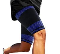 ABYON 1 Par Manga de Compresión de Muslo, Muslera Elástica para Hombre Mujeres Recuperación Esguince, Lesiones Musculares de Isquiotibiales y Cuádriceps