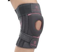 ABYON ELITE Rodillera para Hombre y Mujer con correas antideslizantes ajustables en 4 direcciones y estabilizadores laterales, soporte para dolor de rodilla, artritis, LCA, menisco, correr y caminar