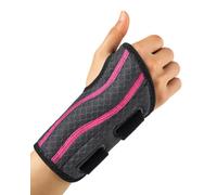ABYON Férula para Muñeca con Estabilizador, Soporte Ergonómico para Túnel Carpiano, Tejido 3D Transpirable y Forro Suave para Tendinitis, Esguinces y Recuperación Nocturna (Mano Izq/Der)