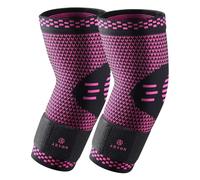 ABYON Pack de 2 Mangas de Compresión para Codo con Correa de Sujeción, Soporte para Tendinitis, Artritis, Tenis, Golf, Alivio del Dolor Articular, Hombre y Mujer