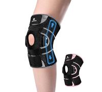 ABYON Rodillera con Bisagras para Hombre y Mujer - Soporte Máximo con Estabilizadores Laterales, Correa 360° Ajustable para Desgarro de Menisco, LCA/LCM, Artritis y Recuperación Postquirúrgica