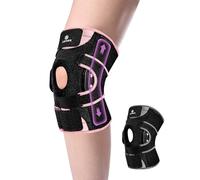 ABYON Rodillera con Bisagras para Hombre y Mujer - Soporte Máximo con Estabilizadores Laterales, Correa 360° Ajustable para Desgarro de Menisco, LCA/LCM, Artritis y Recuperación Postquirúrgica