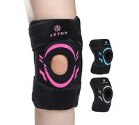 ABYON Rodillera para Dolor, Desgarro de Menisco, Artritis, LCA y Soporte Articular - Rótula Abierta con Doble Estabilizador Lateral y Compresión de Grado Médico para Hombres y Mujeres