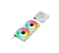 Abysm Arclight 2.0 ARGB Ventilador 120mm PWM con Conexión en Serie Blanco Pack 3 Unidades