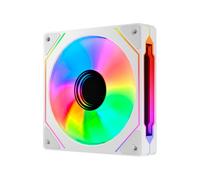 Abysm Gaming Ventilador PC ARCLIGHT 3.0 ARGB, 120 mm, Control PWM, White