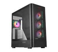 Caja ATX Abysm Danube Sava H500 II Air ARGB Negra Vidrio Templado 4 Ventiladores USB-C