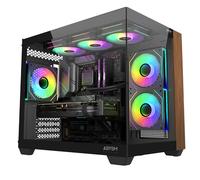 Caja ordenador Abysm Danube Sava Nature 285C Micro ATX madera cristal ARGB