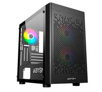 Abysm gaming caja pc gamer danube inva mx202 negra, con tres ventilado