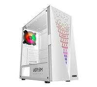 Abysm Gaming Danube Kolpa ARGB Caja PC ATX Cristal Templado USB 3.0 Blanco