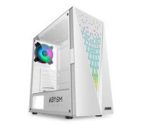 Abysm Gaming Danube Kolpa ARGB Caja PC ATX Cristal Templado USB 3.0 Blanco