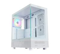 ABYSM Gaming Caja PC Gamer Danube SAVA H400 White ATX, Panel Lateral y Frontal en Cristal Templado, Capacidad Tarjetas Gráficas hasta 410 mm y Compatible con Refrigeraciones Líquidas de hasta 360 mm