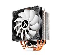 ABYSM Gaming Disipador CPU SNOW IV en Aluminio con 4 Heatpipes de Cobre, Ventilador Silencioso PWM de 120 mm, 4 Pines, Compatible con Procesadores AMD e Intel