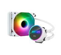 ABYSM Gaming Sistema de Refrigeración Líquida para CPU ARTIC 120 ARGB White, con Ventilador Silencioso de 120 mm y Display de Temperatura, y Conexión 4 Pines PWM