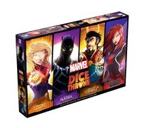Abysse Corp Dice Throne Marvel - Capitán Marvel, Black Panther, Dr. Strange, Black Widow - Versión en español