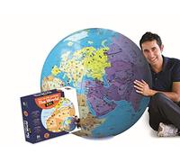 Abysse XXL Globe Gonflable Mundo 85 cm, Multicolor, (CALY SARL 060F)
