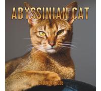 Abyssinian cat Calendar 2026: 14-Month Organizer from Nov 2025 to Dec 2026 | Perfect for Home, Office, School & Family Scheduling, For Men , Women , Girls , Boys