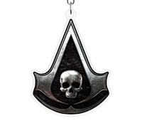 ABYSTYLE - ASSASSIN'S CREED - Llavero Acryl® Crest Black Flag - Producto oficial - Acrílico