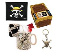 ABYSTYLE - Caja de regalo premium con bandera + llavero 3D + taza