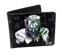 ABYSTYLE - Cartera DC Comics Joker Vinilo - Producto oficial - Diseño retro - Compartimentos para tarjetas y billetes - Accesorio Geek