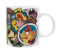 ABYSTYLE CRASH BANDICOOT - Taza - 320 ml - Adhesivo Crash - subli