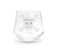 ABYSTYLE - Cristal One Piece Skull Luffy - Producto oficial - Vidrio Premium - Capacidad 300 ml