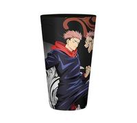 ABYSTYLE - Cristal XXL JUJUTSU KAISEN Itadori vs Sukuna - Producto oficial - 400 ml - Impresión de alta calidad